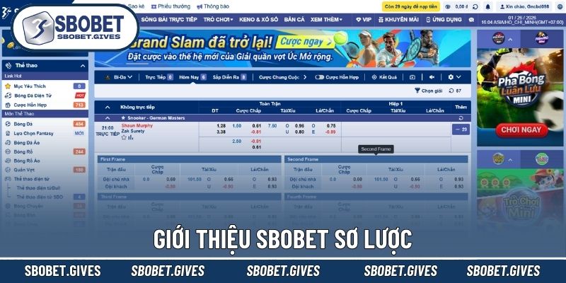 Tổng quan về giới thiệu SBOBET